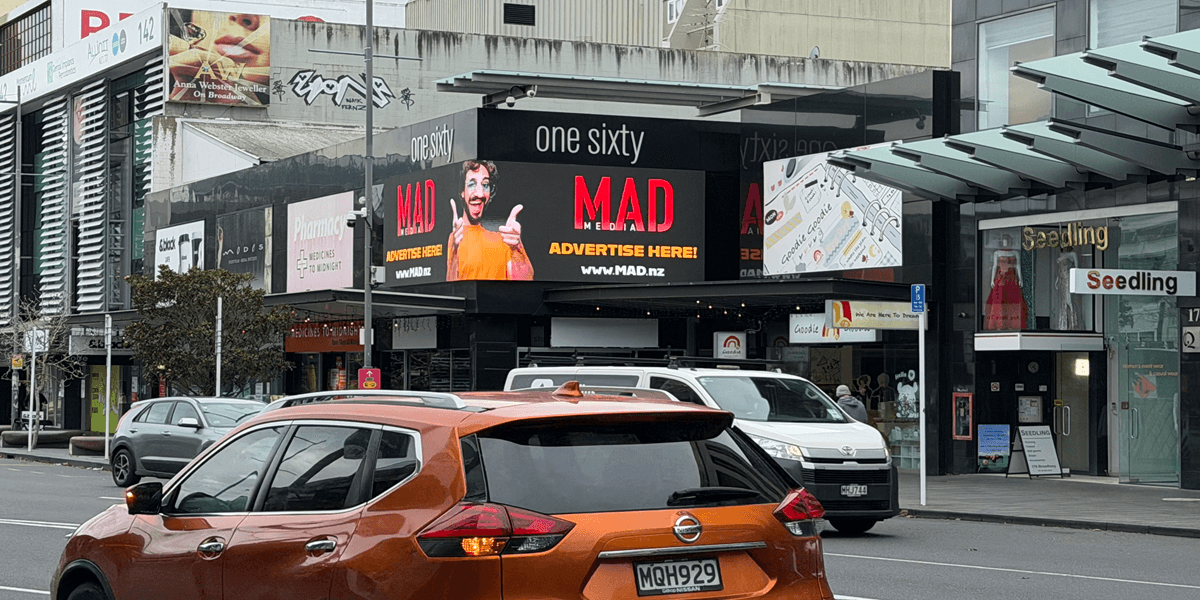 Digital billboards Newmarket - MAD MEDIA