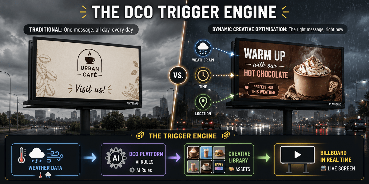MAD MEDIA-dynamic-creative-optimisation-dooh-weather-triggered-billboard-Regional OOH